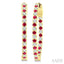 Inside-Out Alternate Gemstone & Diamond Hoop Earrings