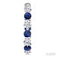 Inside-Out Alternate Gemstone & Diamond Hoop Earrings