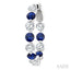 Inside-Out Alternate Gemstone & Diamond Hoop Earrings