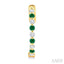 Inside-Out Alternate Gemstone & Diamond Hoop Earrings