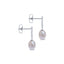 Bujukan Sterling Silver Pearl Drop Earrings