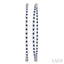 Inside-Out Alternate Gemstone & Diamond Hoop Earrings
