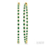 Inside-Out Alternate Gemstone & Diamond Hoop Earrings