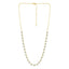 Diamond Station Tennis Necklace