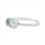 Aquamarine Bezel Fashion Ring