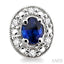 Oval Shape Gemstone & Diamond Earrings