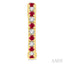 Alternate Gemstone & Diamond Huggie Fashion Earrings