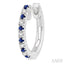 Alternate Gemstone & Diamond Huggie Fashion Earrings