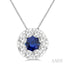 Lovebright Gemstone & Diamond Pendant