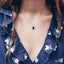 Pear Shape Gemstone & Diamond Pendant