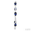 Inside-Out Oval Shape Gemstone & Diamond Hoop Earrings