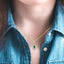 Emerald Shape Gemstone & Diamond Fashion Pendant