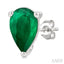 Pear Shape Gemstone Stud Earrings