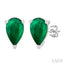 Pear Shape Gemstone Stud Earrings