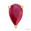 Pear Shape Gemstone Stud Earrings