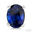 Oval Shape Gemstone Stud Earrings