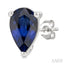 Pear Shape Gemstone Stud Earrings