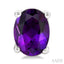Oval Shape Gemstone Stud Earrings