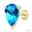 Pear Shape Gemstone Stud Earrings