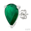 Pear Shape Gemstone Stud Earrings