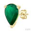 Pear Shape Gemstone Stud Earrings