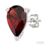 Pear Shape Gemstone Stud Earrings