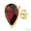 Pear Shape Gemstone Stud Earrings