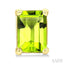 Emerald Shape Gemstone Stud Earrings