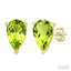 Pear Shape Gemstone Stud Earrings
