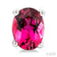 Oval Shape Gemstone Stud Earrings