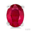 Oval Shape Gemstone Stud Earrings