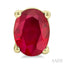 Oval Shape Gemstone Stud Earrings