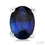 Oval Shape Gemstone Stud Earrings