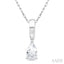 Pear Shape Gemstone Solitaire Pendant