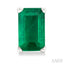 Emerald Shape Gemstone Stud Earrings