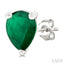 Pear Shape Gemstone Stud Earrings