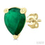 Pear Shape Gemstone Stud Earrings