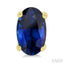 Oval Shape Gemstone Stud Earrings