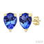 Pear Shape Gemstone Stud Earrings