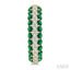 Gemstone & Diamond Hoop Earrings