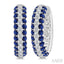 Gemstone & Diamond Hoop Earrings