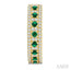 Gemstone & Diamond Hoop Earrings