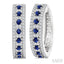 Gemstone & Diamond Hoop Earrings