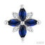 Blossom Marquise Shape Gemstone & Diamond Earrings