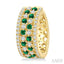 Gemstone & Diamond Hoop Earrings