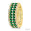 Gemstone & Diamond Hoop Earrings