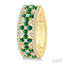 Gemstone & Diamond Hoop Earrings