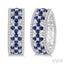 Gemstone & Diamond Hoop Earrings