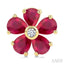 Blossom Pear Shape Gemstone & Diamond Earrings