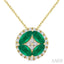 Gemstone & Diamond Fashion Pendant